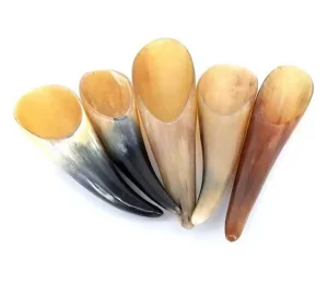 Portable Natural Buffalo Horn Scraping Plate Canister Gua Sha Massager Scraping Board Healthcare