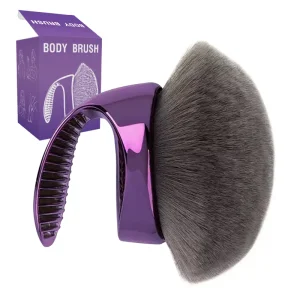 Portable New Design Custom Vegan Single Purple Body Professional Durable High Quality Makeup Brush With Box
