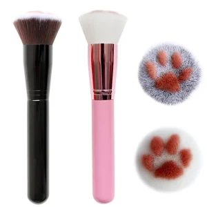 Portable One Pack Blush Brush Rouge Brush Bulk Short Handle Compact Makeup Tool Highlight Brush