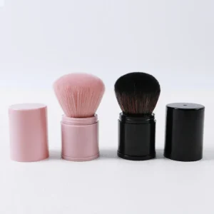Portable Retractable Single Makeup Tool Brush Loose Powder Blush Makeup Brush Set Kabuki Makeup Brush