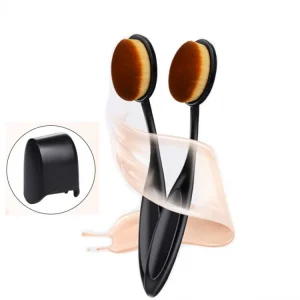 Portable Single Beauty Tool Makeup Brush with Handle for Foundation BB Cream Application on Face