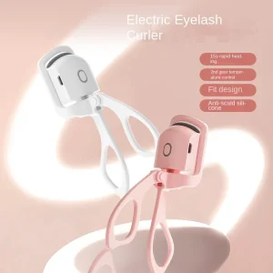 Portable Small Electric Eyelash Curler with Integrated Hot Curling Clip Cross Border Plastic Artifact Batch for Eye Perms