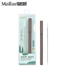Portable Stainless Steel Pimple Needle Single Blackhead and Pimple Extractor Beauty Tool