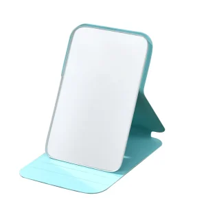 Portable Touch Up Mini Makeup Mirror for Women Simple Modern Design Foldable Desktop Dressing Mirror Cross Border Small Mirror