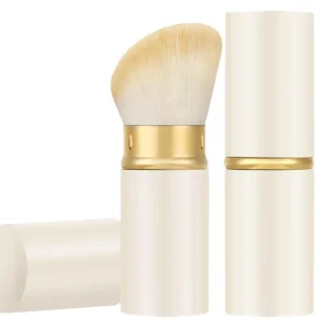 Portable Travel Size Retractable Multi Functional Makeup Brush Set Single Synthetic Fibre Face Eye Brushes