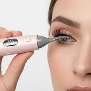 Portable USB Rechargeable Electric Mini Eyelash Curler Double Heated 5 Level Temperature Silicon Plastic Head New Tool Makeup