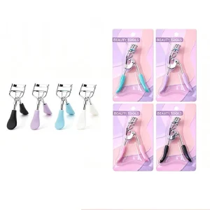 Portable Women 5-Color Stainless Steel Eyelash Curler Beauty Makeup Cosmetics Eyelash Clip Accessories