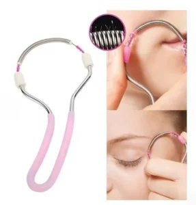 Portable Women’s Beauty Tool Spring Facial Hair Epilator and Lip Hair Remover Eyebrow Trimmer