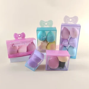 Powder Puff 6Pcs Boxed Beauty Makeup Egg Sponge Hydrophilic Polyurethane Model YLF016 Gradient Color Does Not Eat Powder