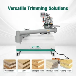 Precision Curvilinear Curve Edge Trimming Machine for Round Arc Table Edging High Productivity
