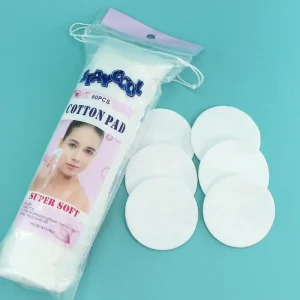 Premium Organic Cotton Pads 100% Nature Facial 80pcs bag Cosmetic Clean Pad for Face Makeup
