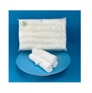 Prepacked Pre Rolled Disposable Knitted Microfiber Quick Dry Hand Towel Small Face Towel 21x21cm High Water Absorption Soft