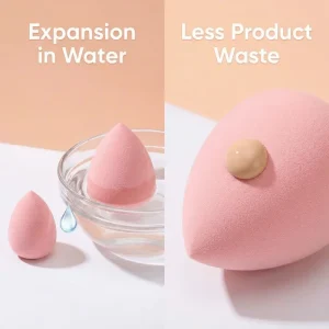Private Label Beauty Makeup Sponge Soft Blender Latex Free Makeup Egg for Liquid Foundation Wet & Dry Custom Logo