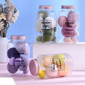 Private Label Beauty Sponges Custom Portable Multi color Latex Free Soft Beauty Egg Makeup Blender Sponge