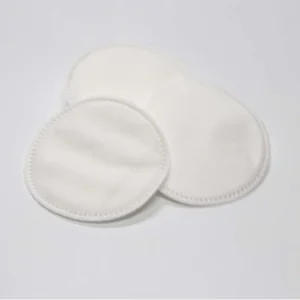 Private Label Biodegradable Disposable Facial Organic Cotton Pads 3-Layer Hypoallergenic 5.8-6cm Cosmetic Makeup Remover Pads