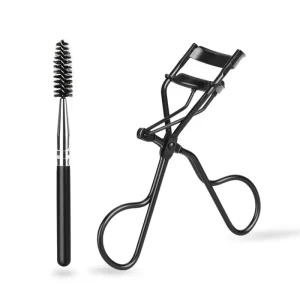 Private Label Black Makeup Tools Eyelash Mascara Brush Eyelash Curler
