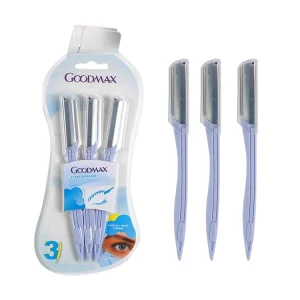 Private Label Eyebrow Razor Blister Facial Hair Remover and Eyebrow Trimmer
