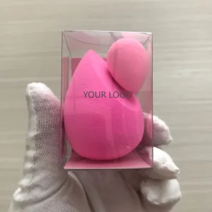 Private Label Foundation Latex Free Super Soft Washable Beauty Cosmetic Makeup Sponge 40x60mm Custom Color Portable Blender Top