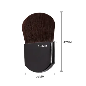 Private Label Kabuki Blush Brush Single Powder Compact Brush Synthetic Hair Makeup Foundation Brush