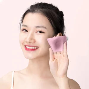 Private Label Matte Blotting Paper Oil Absorbing Makeup Facial Sheet for Travel Face Cosmetics