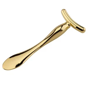 Private Label Rose Gold Face Lifting Makeup Spoon Face Cream Scoop Cosmetic Spatula