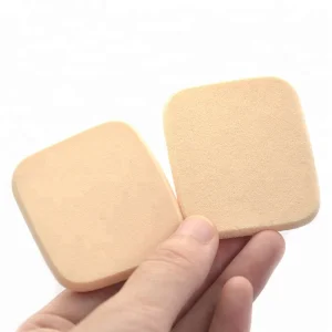 Private Label Square Washable Makeup Sponge Puff and Stick Model