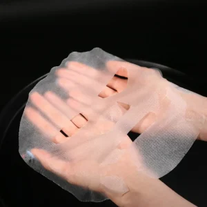 Private Label Transparent Crystal Jelly Facial Sheet Mask Non Woven Fabric Specific Material