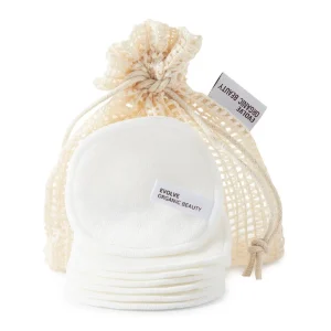 Private Logo Label Organic Cotton Bamboo Reusable Makeup Remover Pads Organic Beauty Remover Cotton Rounds