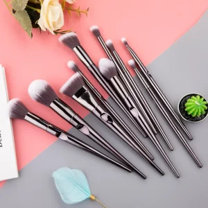 Professional 10pcs Makeup Brushes Classic Power Brush Make up Beauty Tools Soft Synthetic Hair Private Label Makeup Brush Set