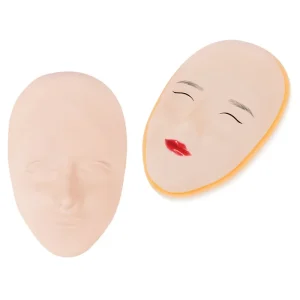 Professional 3D Permanent Makeup Eyebrow Face Practice Skin Silicone Tattoo Microblading Practice Skin