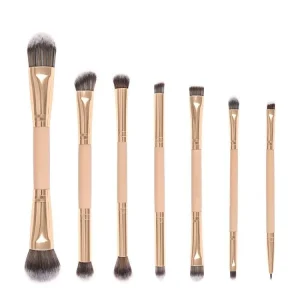 Professional 7pcs Double Head Makeup Brush Set ABS Marble Makeup Brush Set High Quality