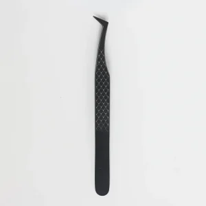 Professional Black Eyelash Extension Tweezers Boots Shape Volume Lash Picking Tools High Precision Salon Supplies