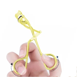 Professional Bling Eyelash Curler Lash Lifting Comb Orange Silver White Sparkly Eyelash Cover for Eyebrow Tweezers