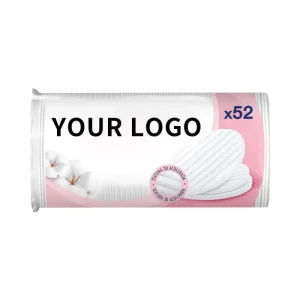 Professional Customizable Cotton Pads for Large Orders with Custom Logo Packaging