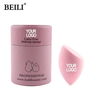 Professional Customizable Shape Facial Face Foundation Puff Portable Soft Cosmetic Makeup Sponge Non Latex Non Toxic Makeup
