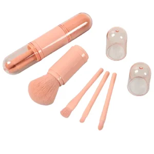 Professional Cute Face Makeup Brush Set Synthetic Hair Blusher Eyeshadow Brushes Custom Labeling