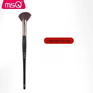 Professional Eco friendly Makeup Brush Wood Handle Single Highlight Face Natural Goat Hair Blusher Blending
