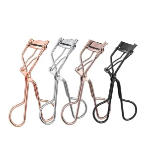 Professional Electric Carbon Steel Eyelash Curler for Upper & Lower Eyelashes Brand (Silver Black Rose Gold)