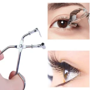 Professional Eyelash Curler Folded False Eyelash Aids Natural Curl Stainless Steel Hand Operated Curling Clip