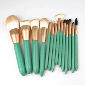Professional Foundation Pink Makeup Brush Sets Custom Logo Private Label Makeup Brush Set Matte Color Brush