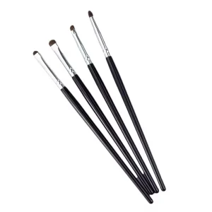 Professional Goat Hair Flat Head Thin Blade Makeup Brush for Single Eyeliner Eyebrow Lips Use
