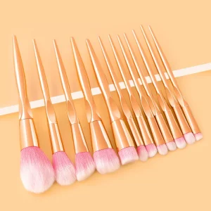 Professional Grade Makeup Brush Set 12pcs Essential Collection for Perfect Makeup Application Eyeshadow Makeup Tools