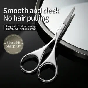 Professional Grooming Scissor for Eyelash Stainless Steel Precision Eyebrow Eyelash Trimming Scissors Beauty Scissors