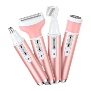 Professional Lady Cares for Hair Trimmer USB Charging Eyebrow Trimmer 4 in 1 Hair Shaver Set
