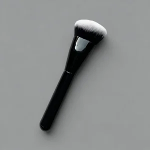 Professional Luxury Foundation Brush Black Angled Design Soft Premium Synthetic Hair Makeup Brush
