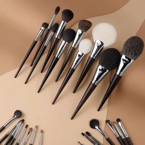 Professional Luxury Goat Hair Single Makeup Brush Set 41 Type Brushes Used with Shaving Brush