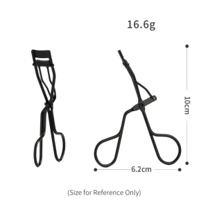 Professional MAX & MEET Vegan Black Mini Eyelash Curlers with Easy Operation Partial Lash Curler Makeup Tool for Women