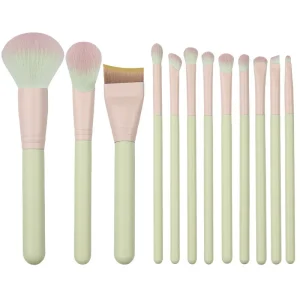 Professional Makeup Brush Set Wood Handle Luxury Soft Synthetic Hair Brushes Foundation Eyeliner Make up for Face
