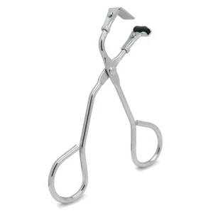 Professional Makeup Eyelash Applicator Travel friendly Stainless Steel Partial Eyelash Curler with Silicone Pad