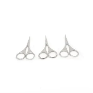 Professional Makeup Scissors for Personal Care and Ear Nose Eyebrow Trimming Stainless Steel Fine Straight Tip Scissors